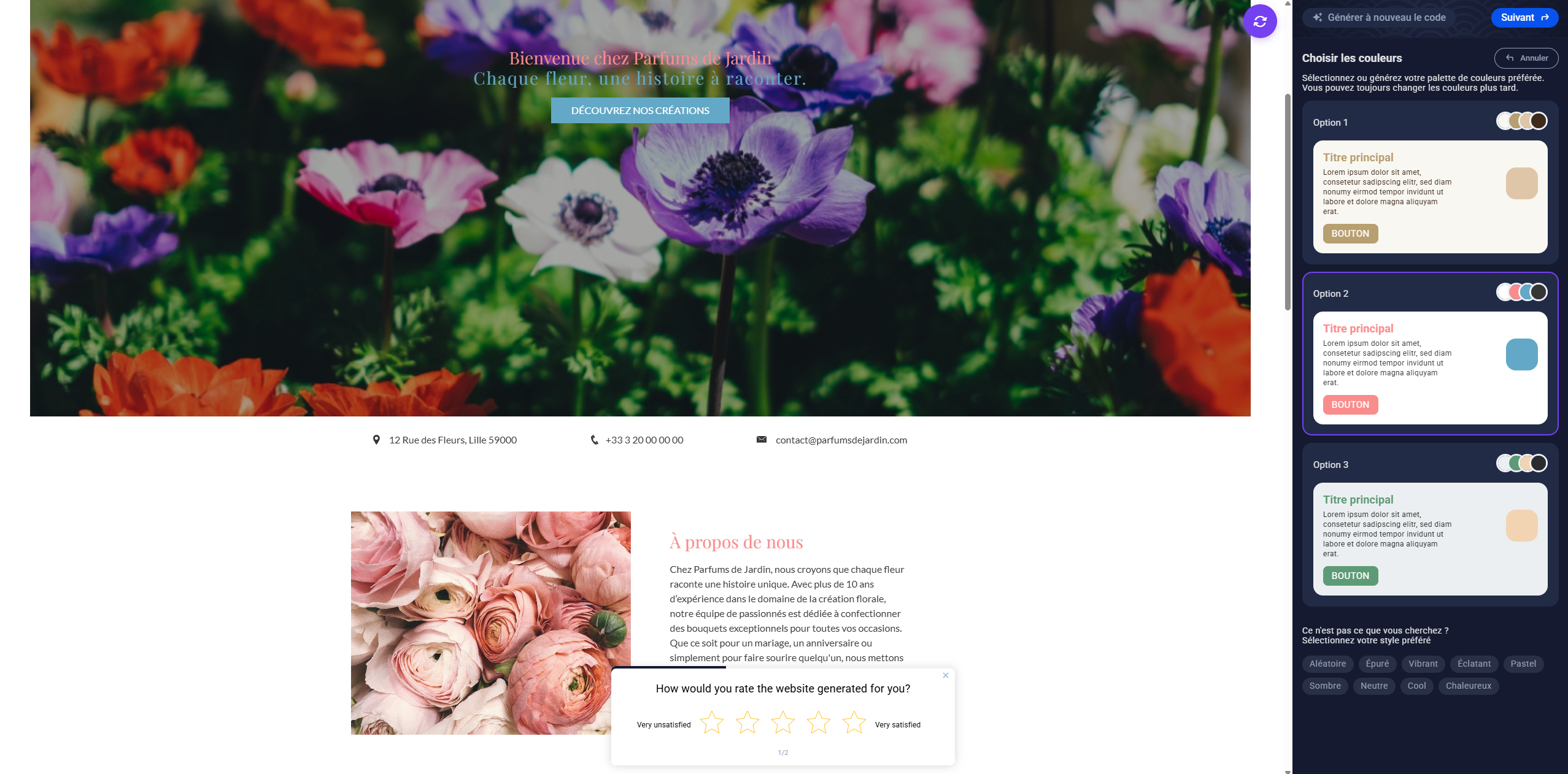 Hébergement Wordpress - Nouvelle fonctionnalité: Générez votre site avec l'IA